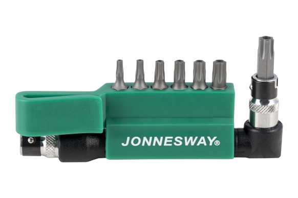 Zestaw bitów 1/4" TORX z otworem L=30mm z uchwytem